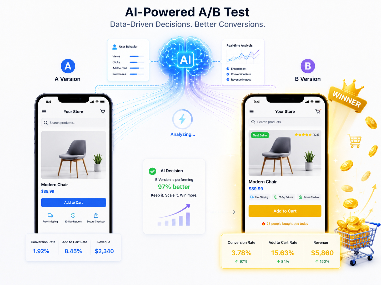 ai-powered a/b test