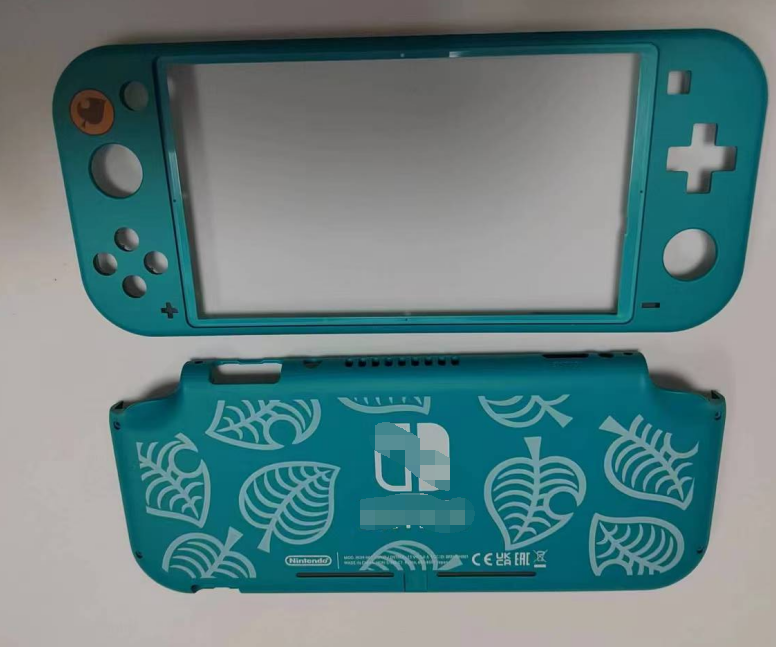 Nintendo Switch Lite Animal Crossing original grade replacement shell front and back with Nintendo logo