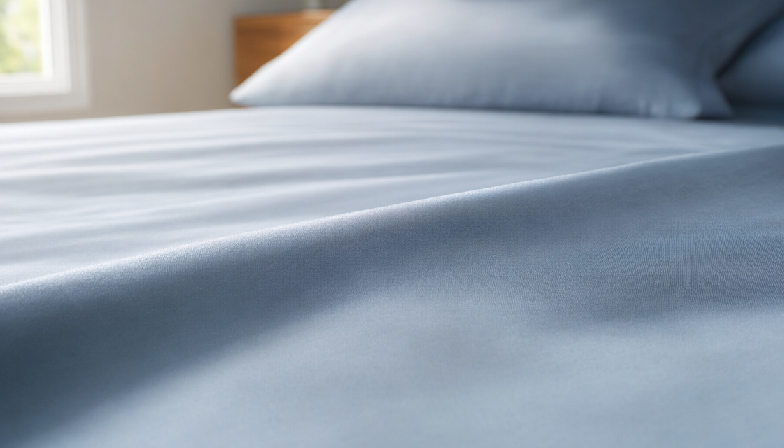 Buttery-soft double-brushed microfiber fabric close-up for best deep pocket sheets