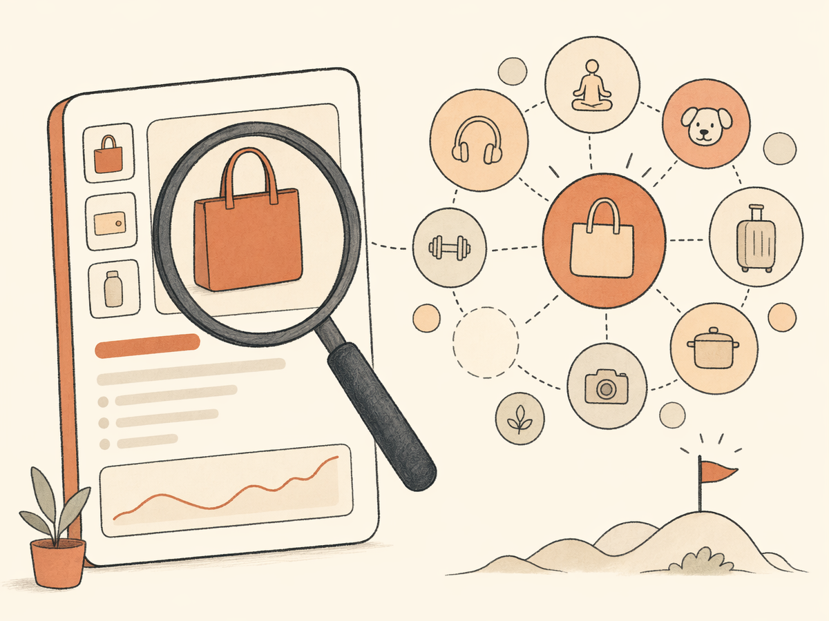 Niche opportunity scoring illustration