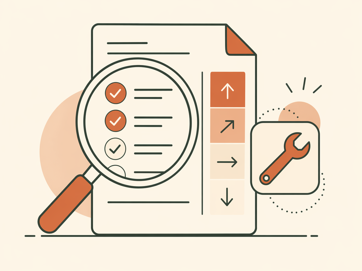 Shopify SEO audit and fix illustration